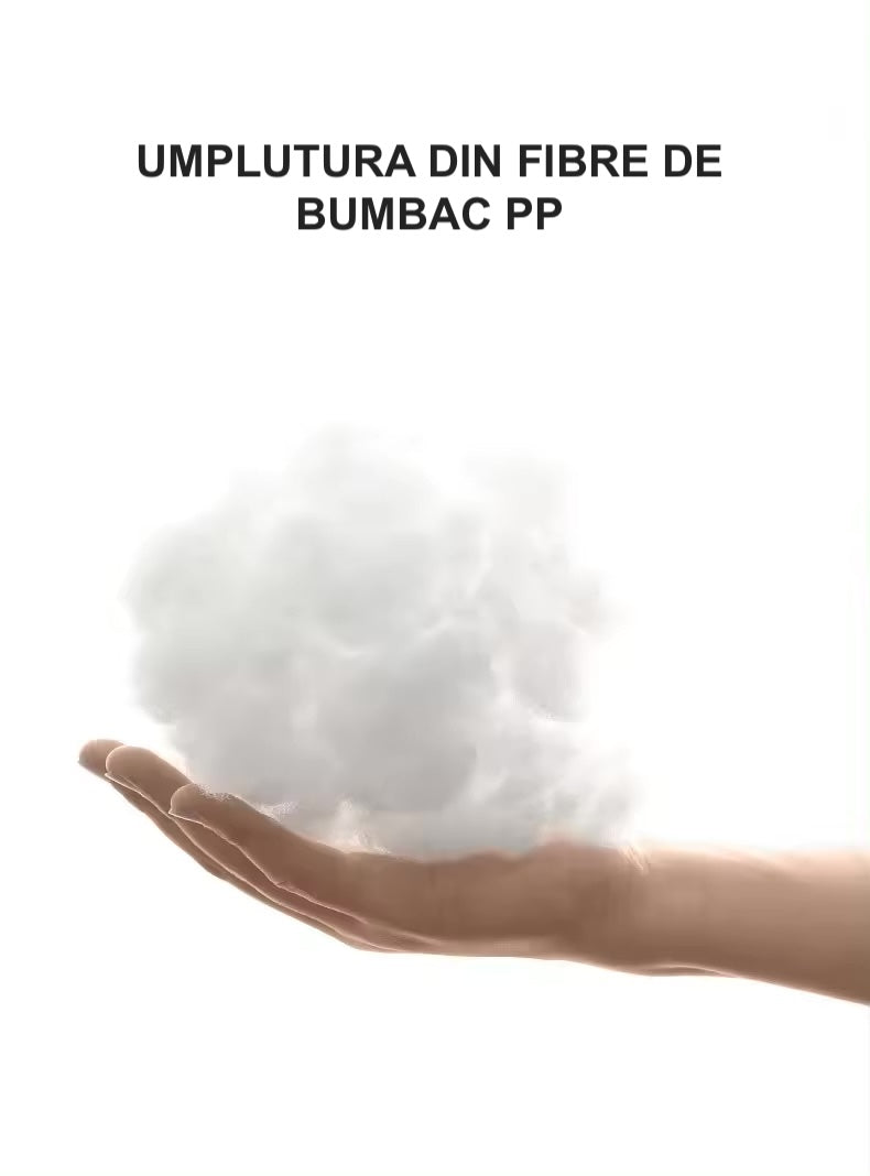 Pat Câini Pisici Ortopedic Memory Foam Impermeabil cu Husă Bumbac | Animalique
