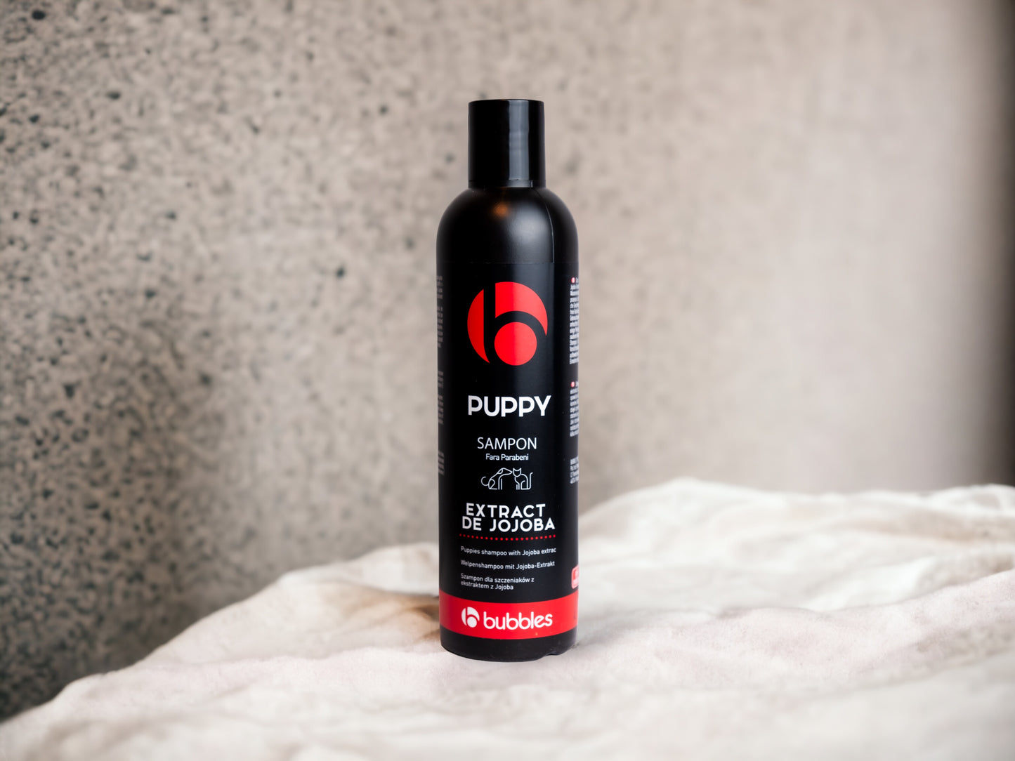Șampon Pui Câine Pisică cu Ulei de Jojoba Vitamina E 250ml | Bubbles Puppies