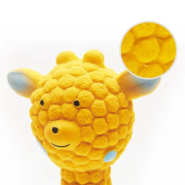 Girafă din cauciuc pentru animale