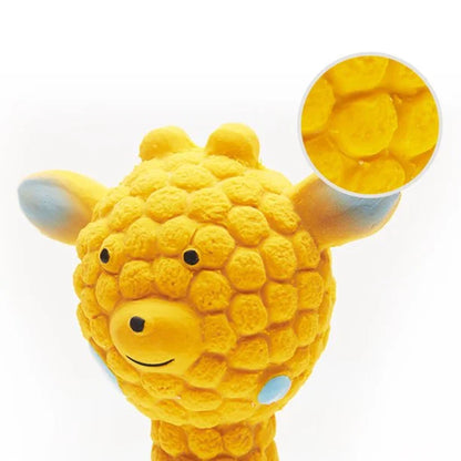 Girafă din cauciuc pentru animale
