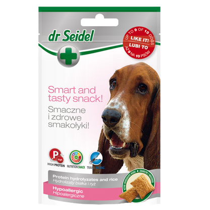 Dr. Seidel Recompense Câini Hipoalergenice cu Ingrediente Hidrolizate 90g