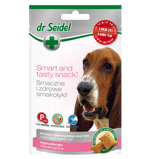 Dr. Seidel Recompense Câini Hipoalergenice cu Ingrediente Hidrolizate 90g