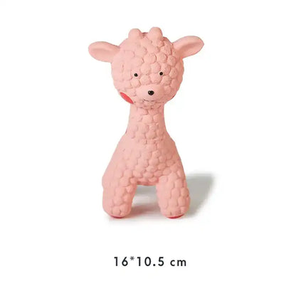 Girafă din cauciuc pentru animale