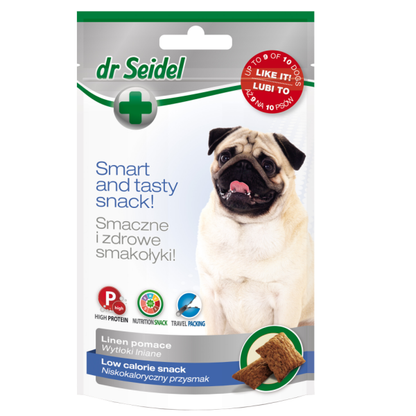 Dr. Seidel Recompense Câini Low Calorie pentru Obezitate cu Semințe In 90g