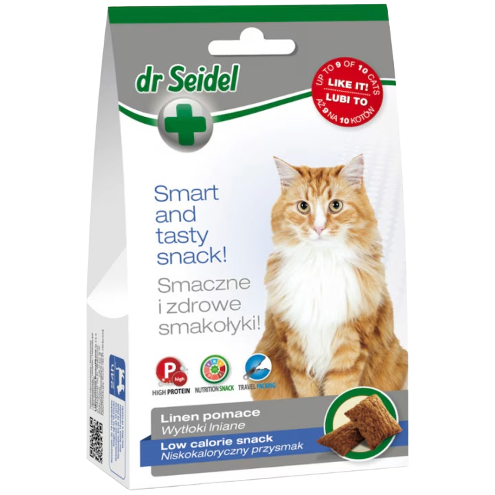 Dr. Seidel Recompense Pisici Low Calorie pentru Obezitate 50g – Doar 1 kcal