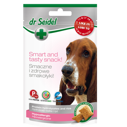 Dr. Seidel Recompense Câini Hipoalergenice cu Ingrediente Hidrolizate 90g