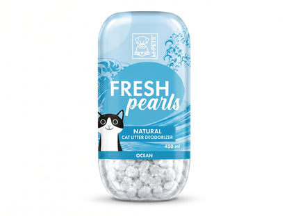 Perle Odorizante Litieră Pisici Antibacteriene 450ml | M-Pets Fresh Pearls